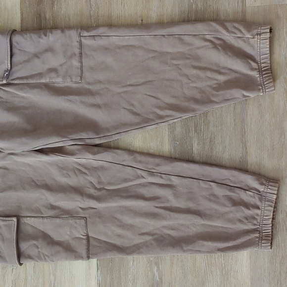 NWT JoyLab Women's High Rise Jogger Cargo Pants Brown Size XXL - Picture 3 of 10